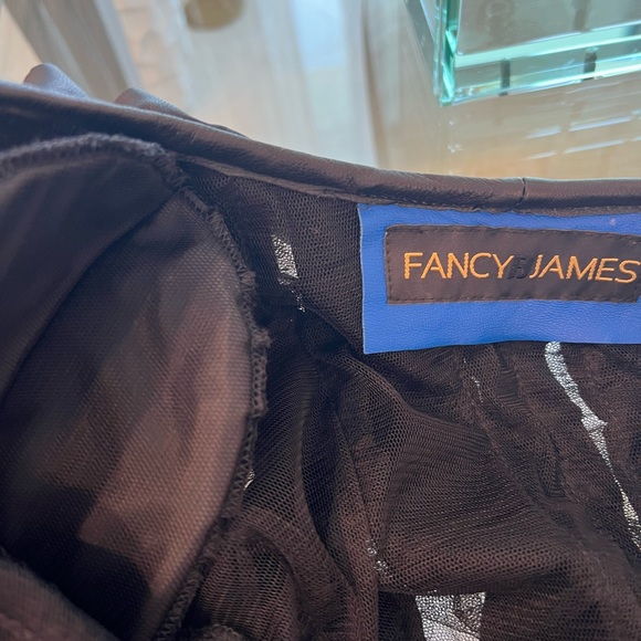 Fancy James Leather and Tulle Jacket Size M Unique Custom - Picture 7 of 9